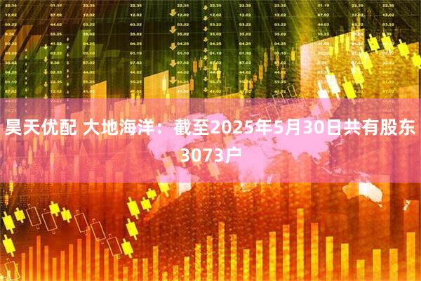 昊天优配 大地海洋：截至2025年5月30日共有股东3073户